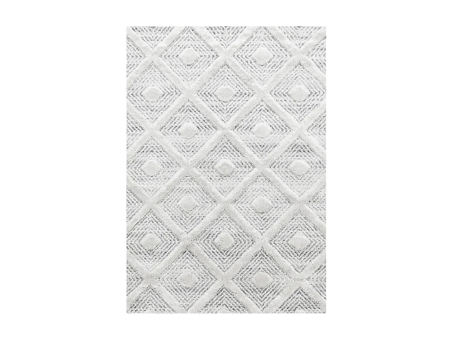Tapis salon et chambre tissé motif scandinave PISTIOUM