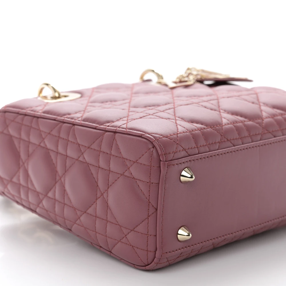 Mirror Quality Replica Dior Pink Honey Lambskin Bag1:1High-quality replica