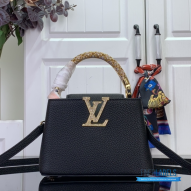 LV Capucines Mini (Taurillon Leather with Jewel-Encrusted Ha1:1High-quality replica