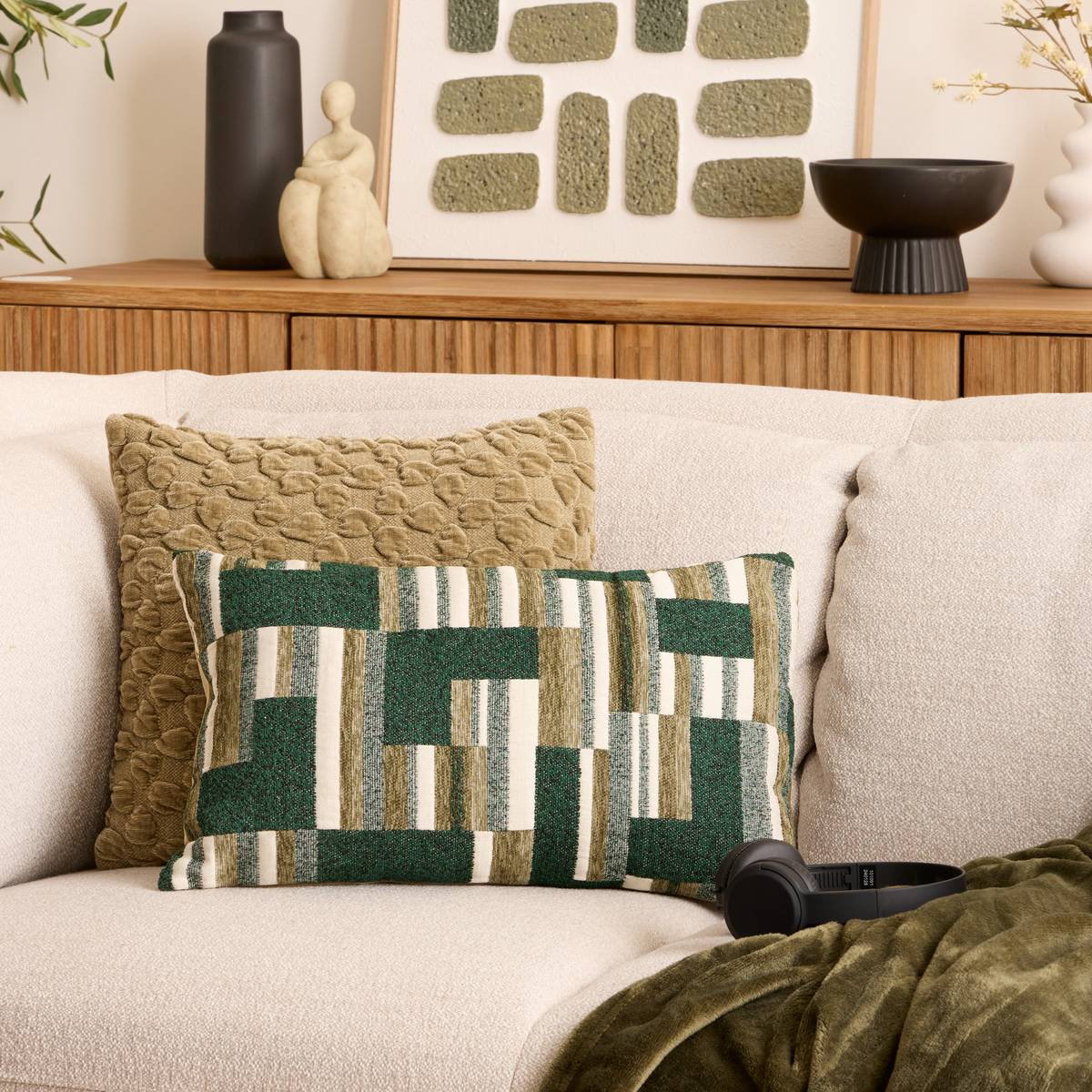 Cushion "Calix" Ink Blue, 50x30 cm