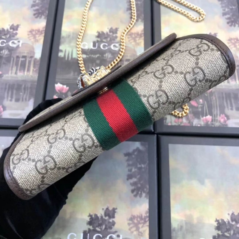 Replica Gucci Gg Supreme Rajah Mini Bag 573797 Coffee1:1High-quality replica