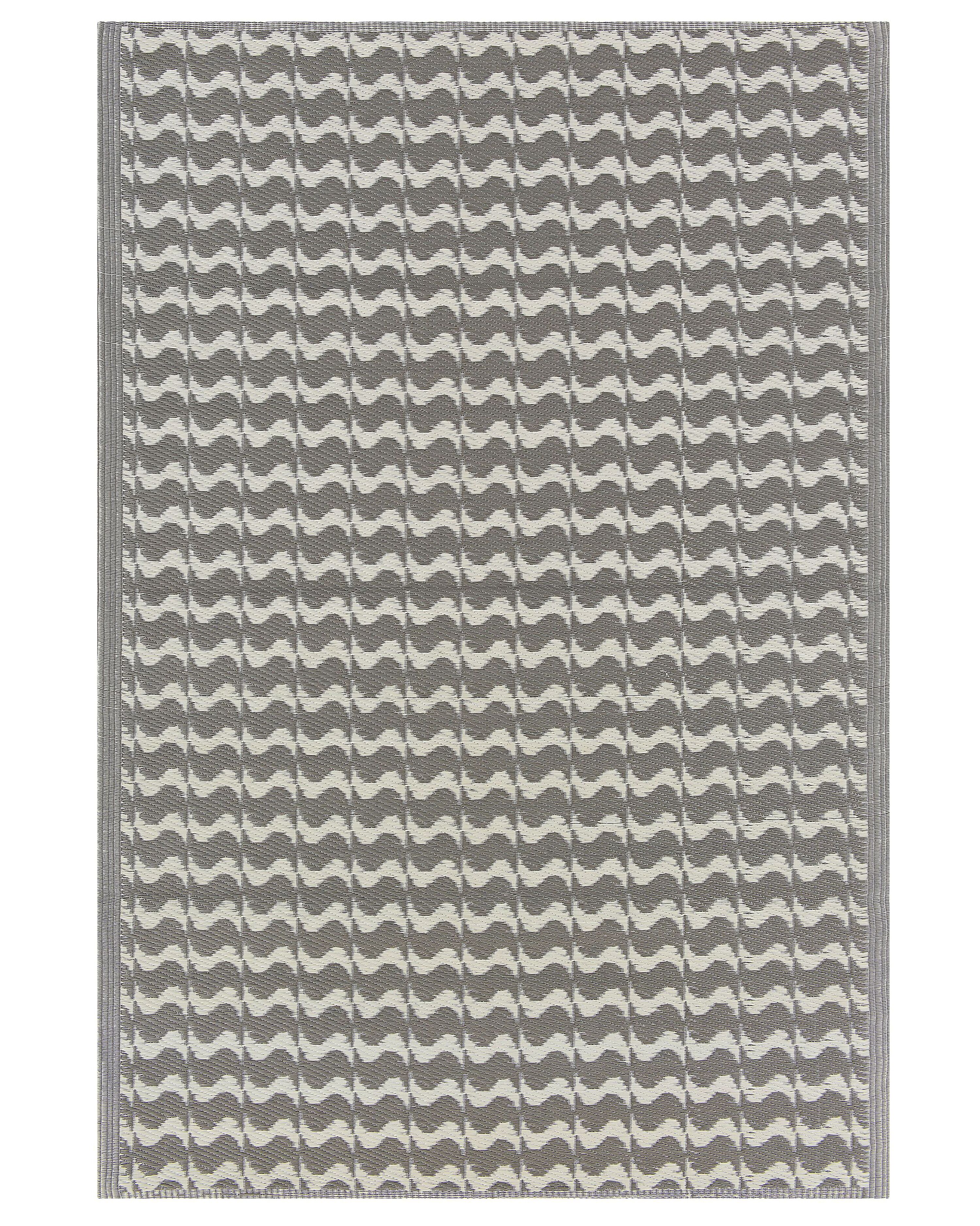 Outdoor Rug TUMKUR Grey 120 x 180 cm