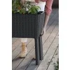 Keter Splendor 31.7 Gallon Raised Garden Bed with Self Watering and Drainage, Grey - Image 2