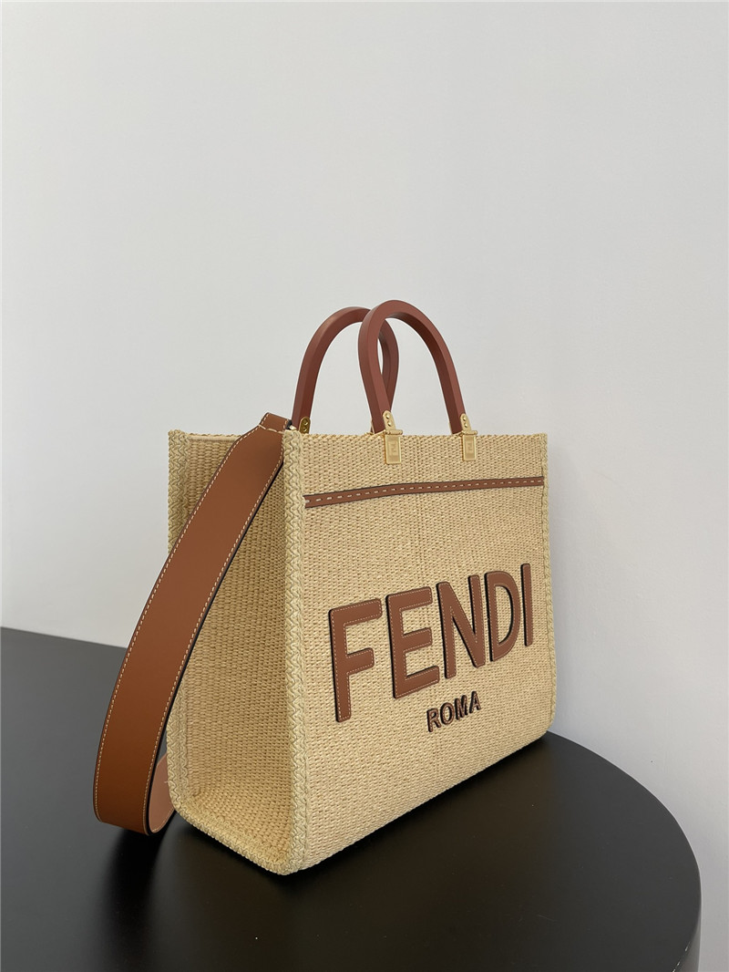 fendi sunshine straw shopping bag - Replicaclubs