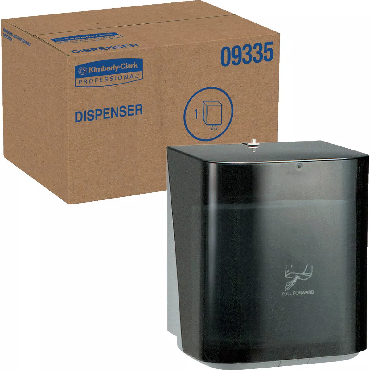 Kimberly Clark Scott Esssential In-Sight Center-Pull Smoke Paper Towel Dispenser