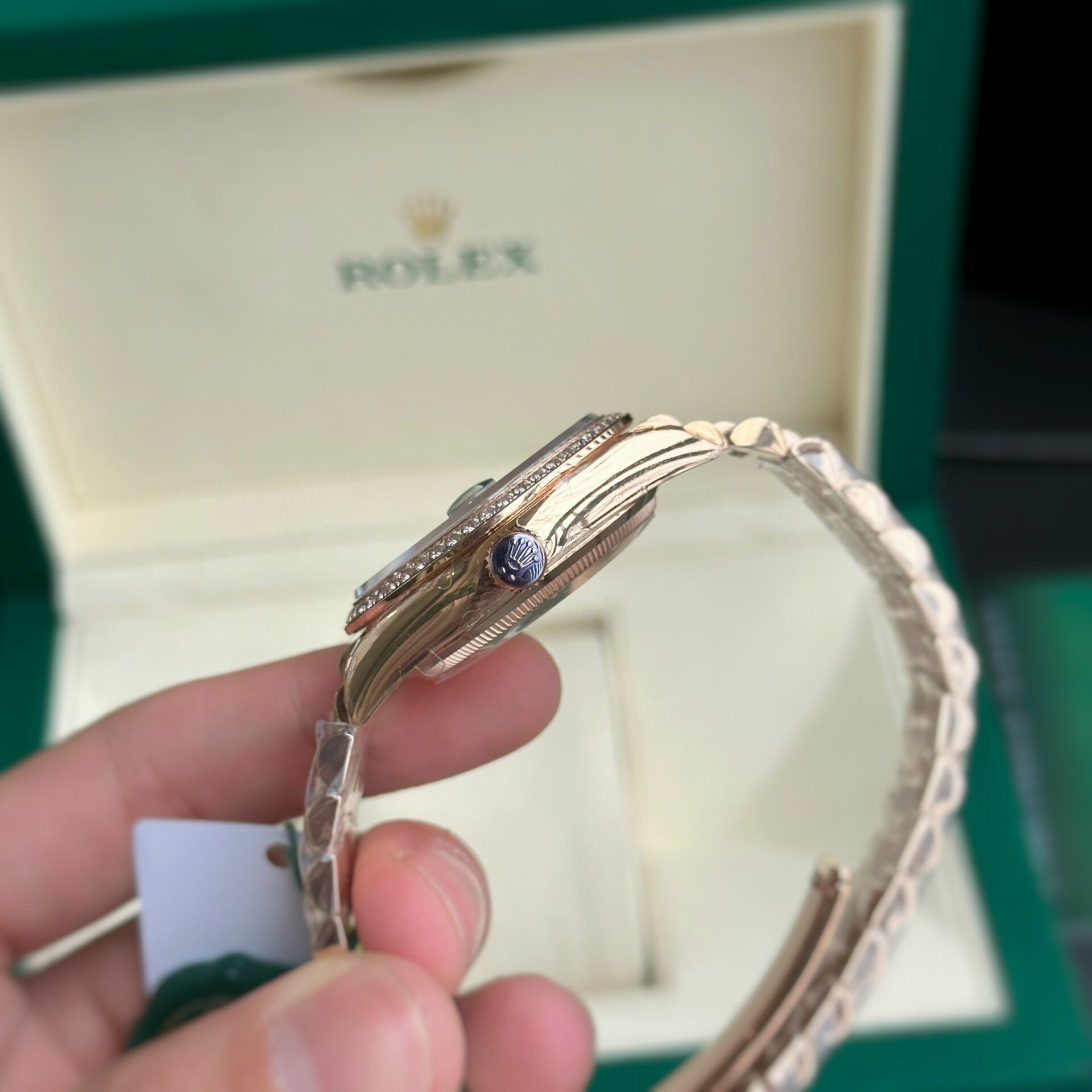 Rolex Day-Date Fake Watch Dial Chocolate EW Factory 36mm - Top club