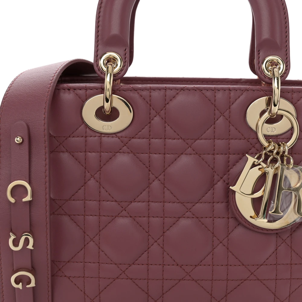 Mirror Quality Replica Dior Pink Honey Lambskin Bag1:1High-quality replica