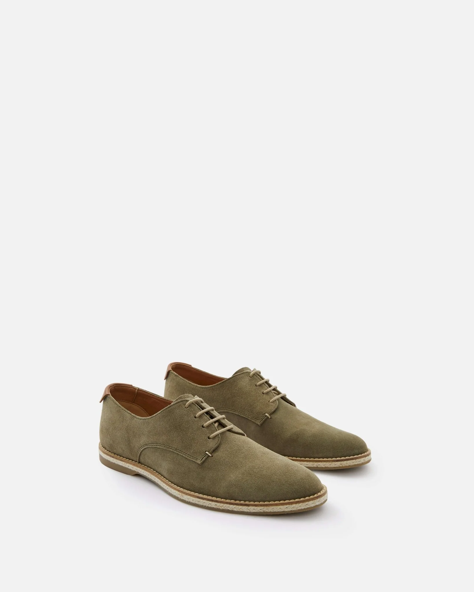 DERBIES CAOZOBO TAUPE - Derbies à lacets en suède