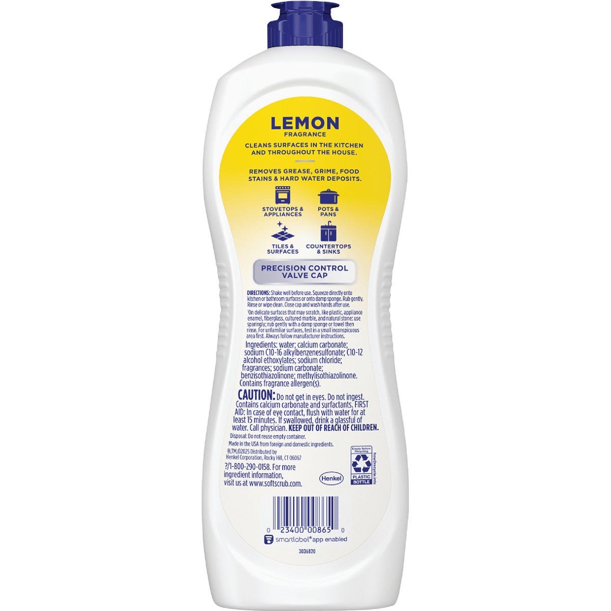 Soft Scrub 24 Oz. Lemon Cleanser