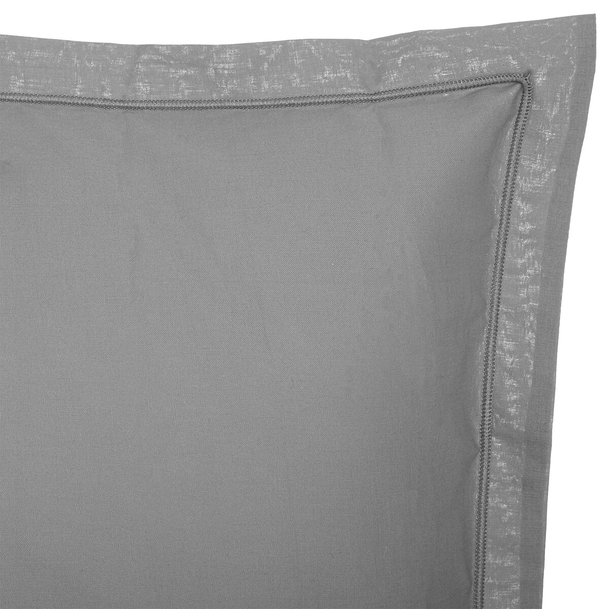 Pillowcase, cotton Grey, 50x70 cm