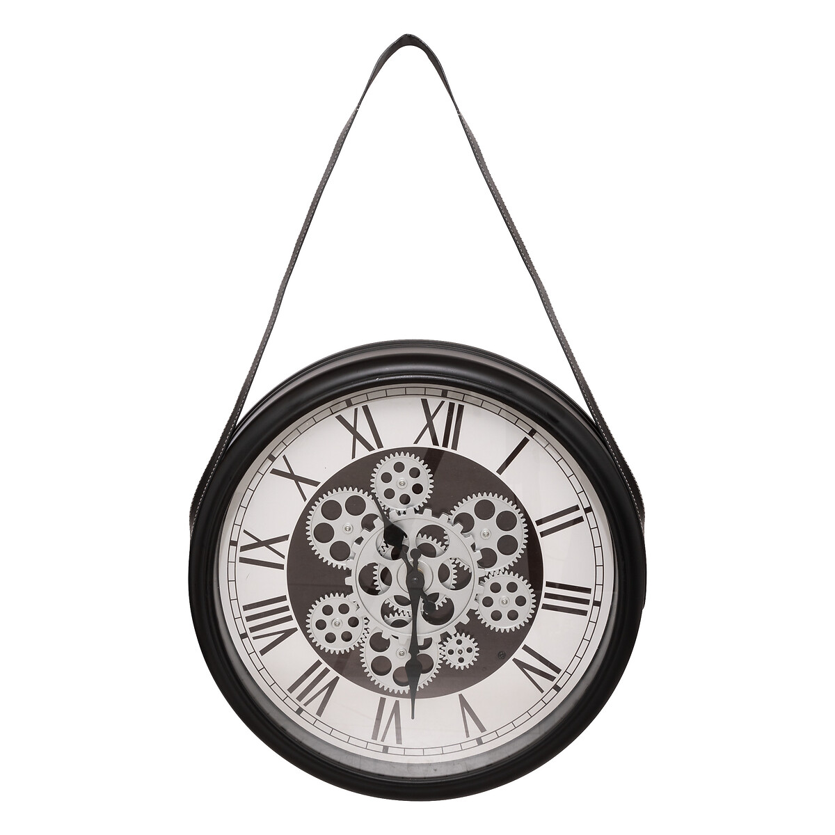 "Peter" lanyard clock Black, D.40 cm