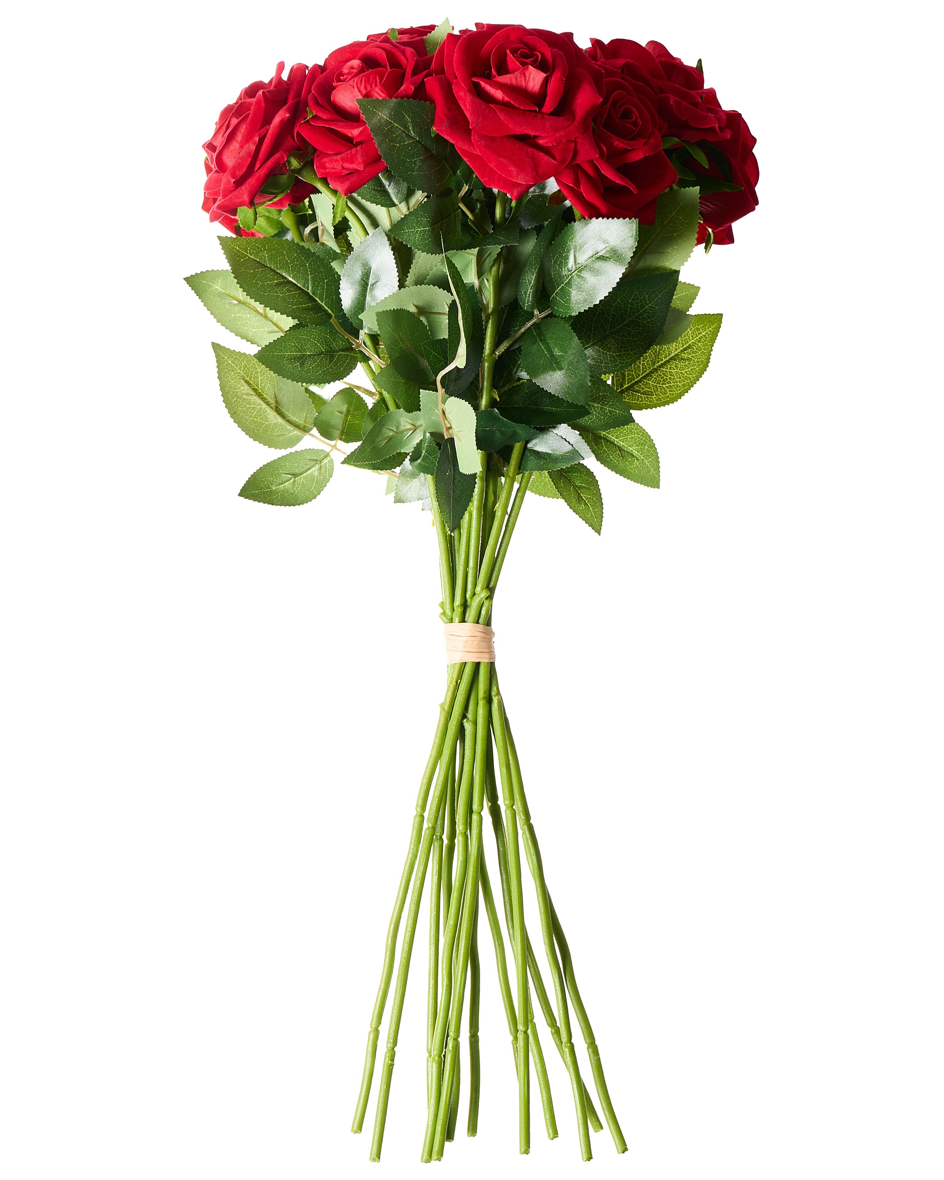 Artificial Flower Bouquet MAFRA 60 cm Red