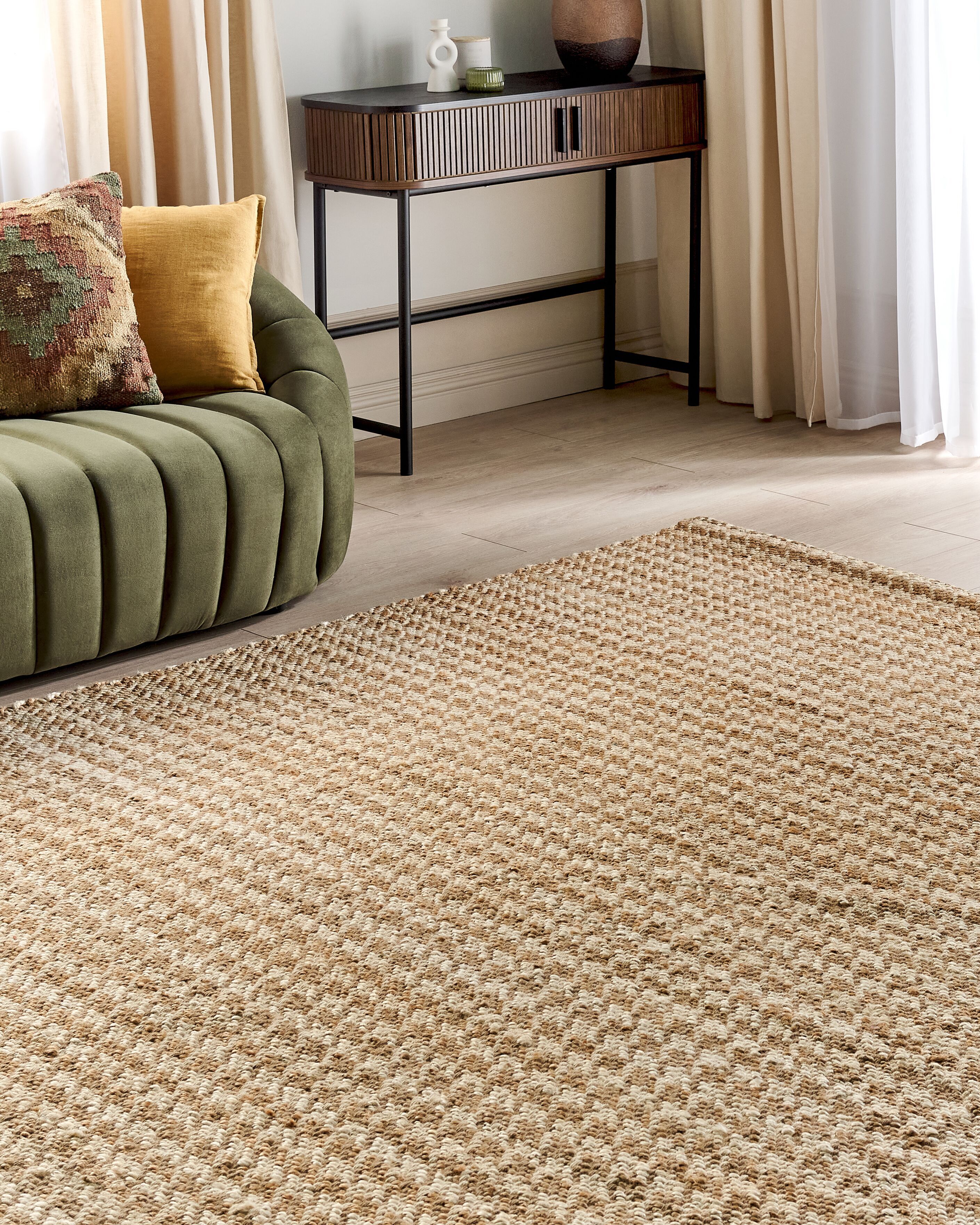 Rug ARAPTEPE Beige 200 x 300 cm Jute