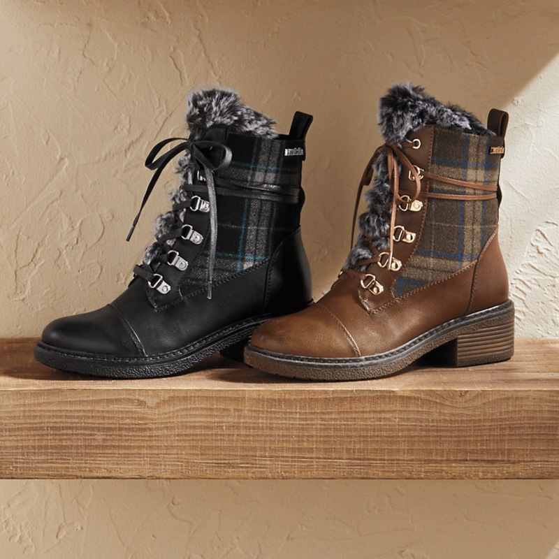 L’Artiste Hilvia-Flany Lace-Up Boot by Spring Step - MIDNIGHT VELVET CATALOG