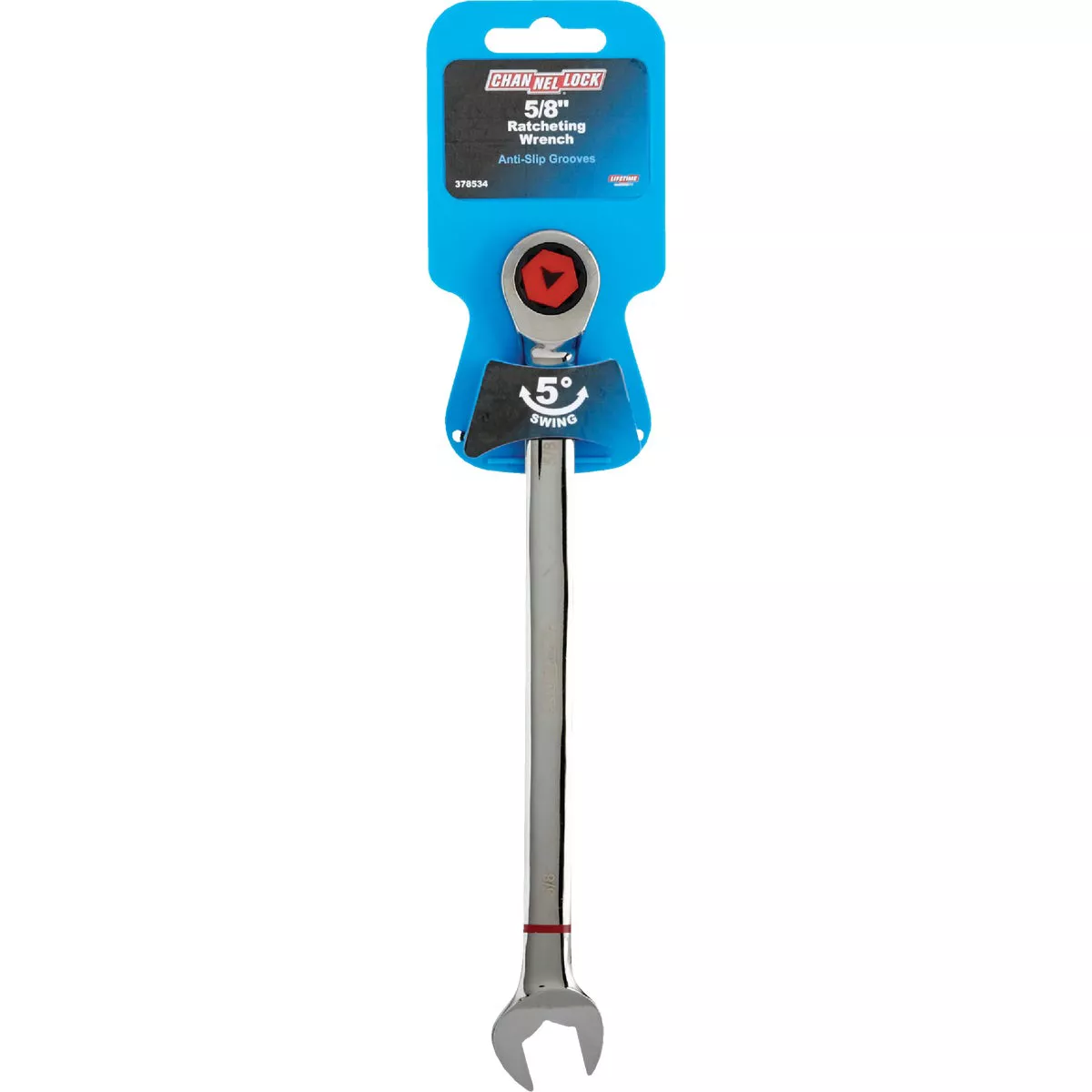 Channellock Standard 5/8 In. 12-Point Ratcheting Combination Wrench