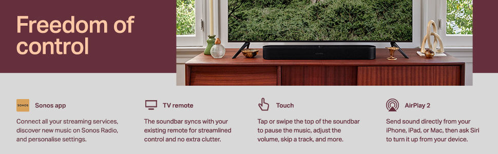 Freedom of Control, aplikacja sonos Touariplay 2