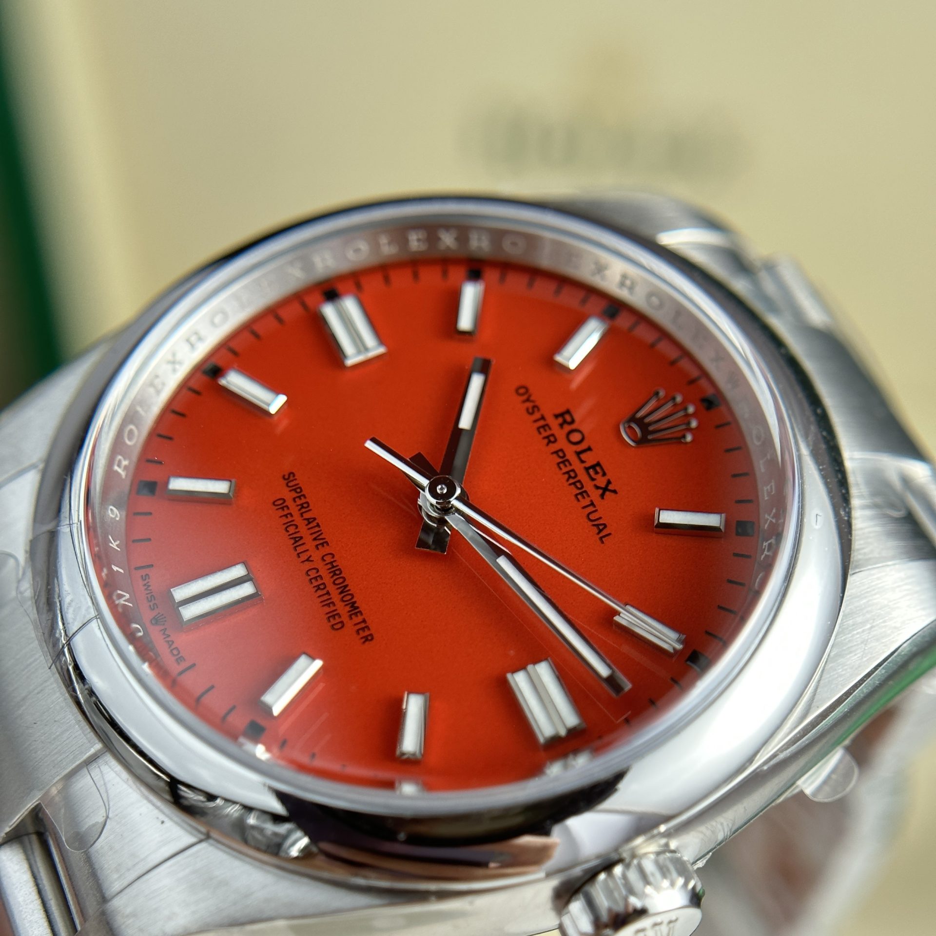 Rolex Replica Watch Oyster Perpetual 126000 Red Dial Clean Factory 36mm - Top club