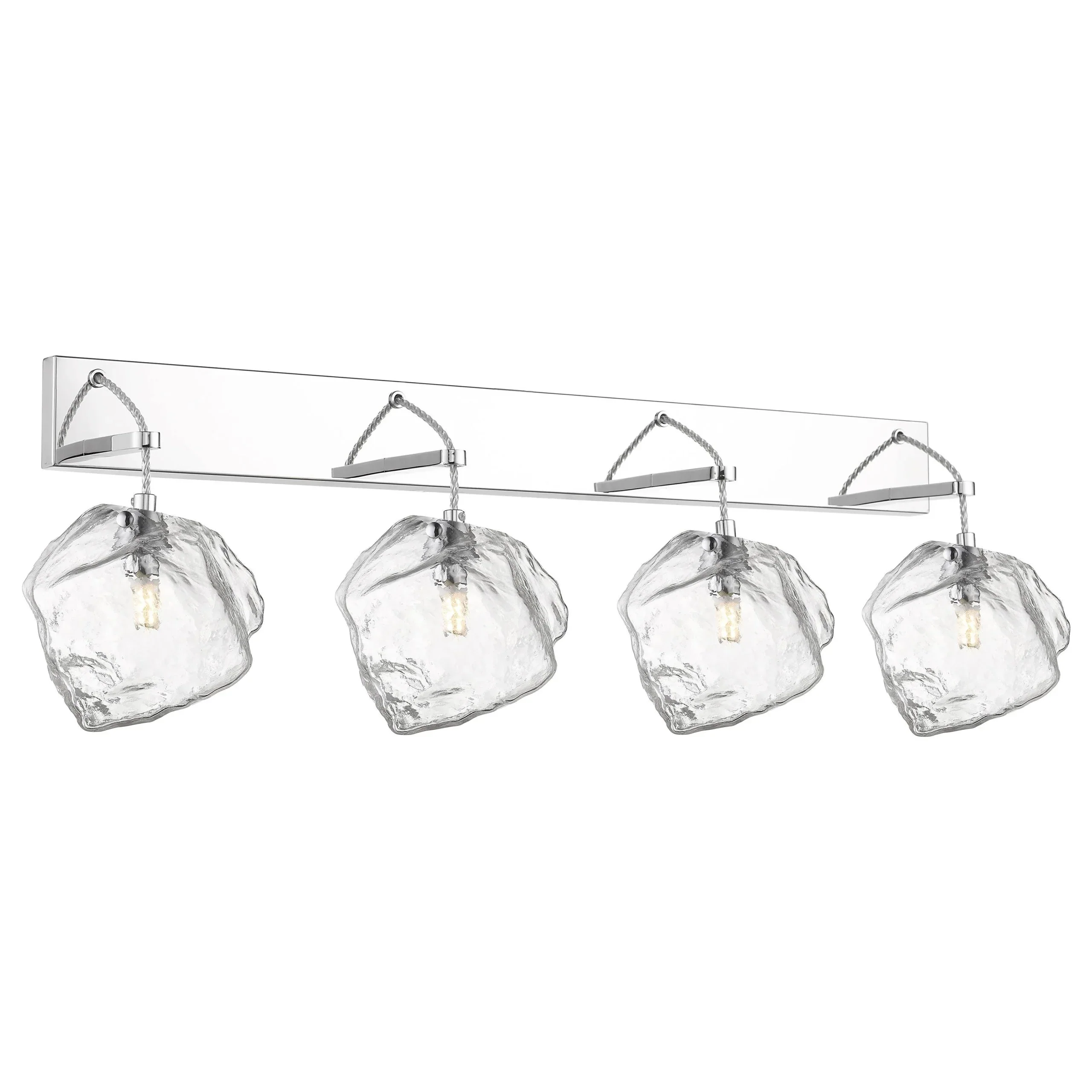 Access 4 Light Wall Vanity Light, Mirrored - 63131LED'sP-MSS/CLR