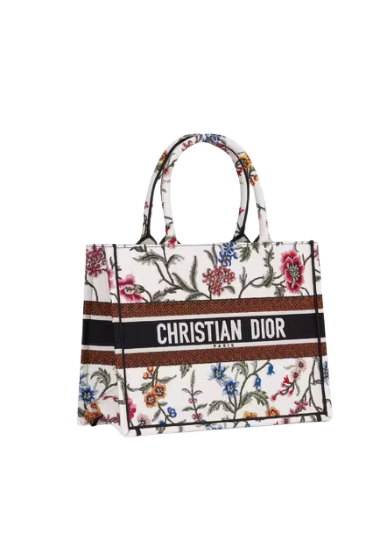 Medium Dior Tote Bag White/Black For Women 14in/ 36cm M1296ZEAU_M933