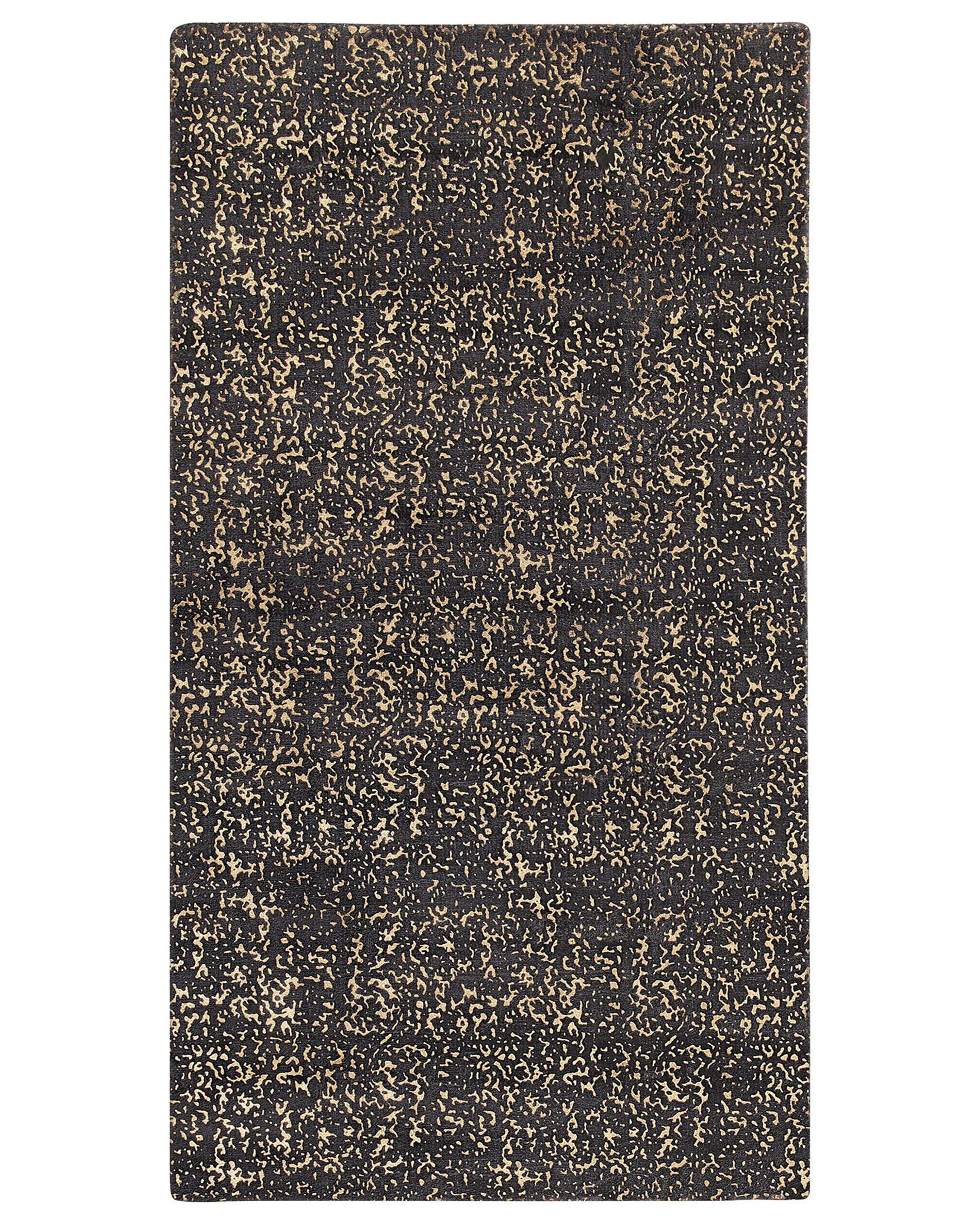 Rug ESEL Gold 80 x 150 cm Viscose