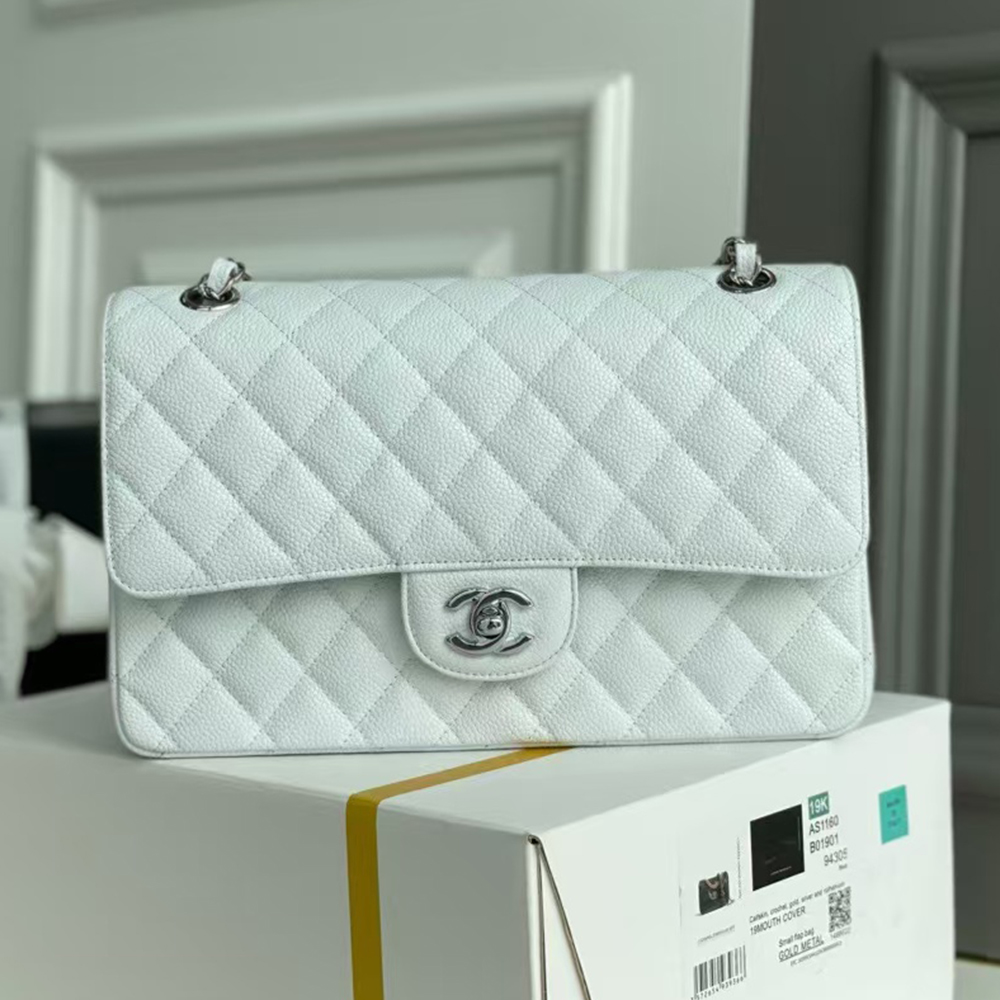 Chanel Caviar CF Medium 25CM(Replica)1:1High-quality replica