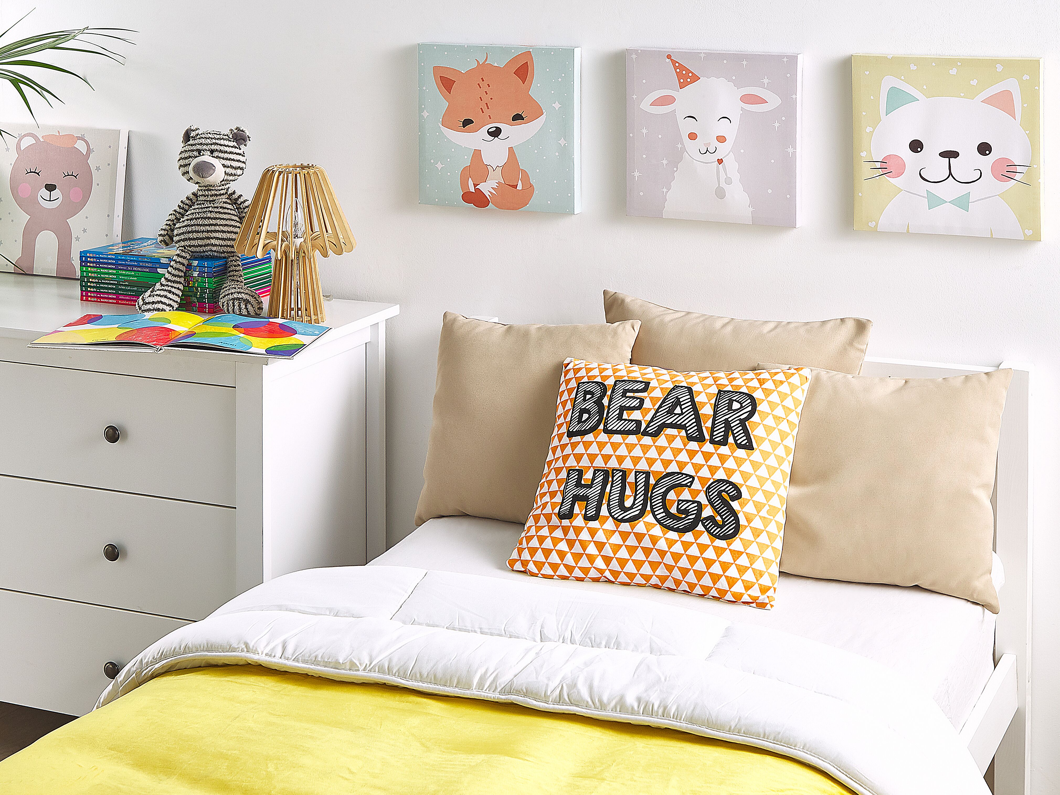 Throw Cushion RADZKOT Cotton 40 x 40 cm Orange