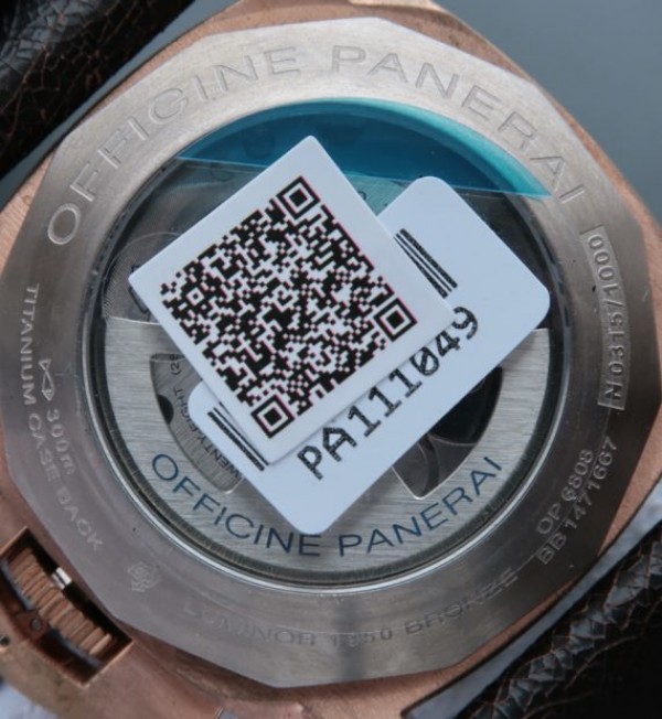Replica Panerai VSF PAM382 Bronzo Brown Distressed Calfskin Strap Super Clone - Top club
