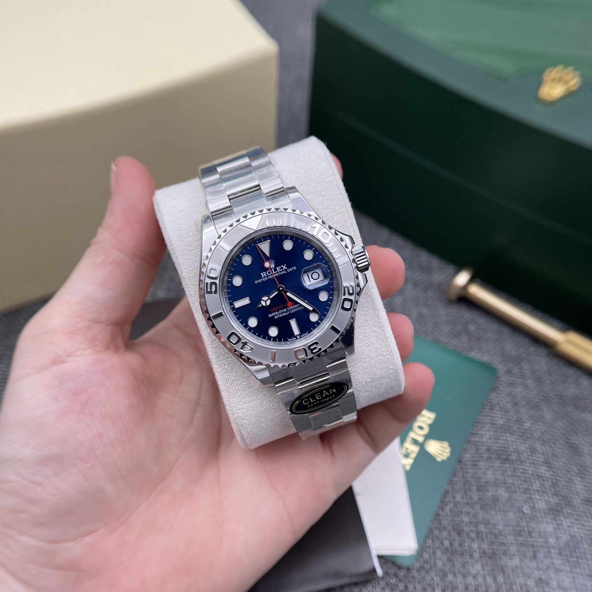 Rolex Replica 1:1 Watch Yacht-Master 116622 Blue Dial Clean Factory 40mm - Top club