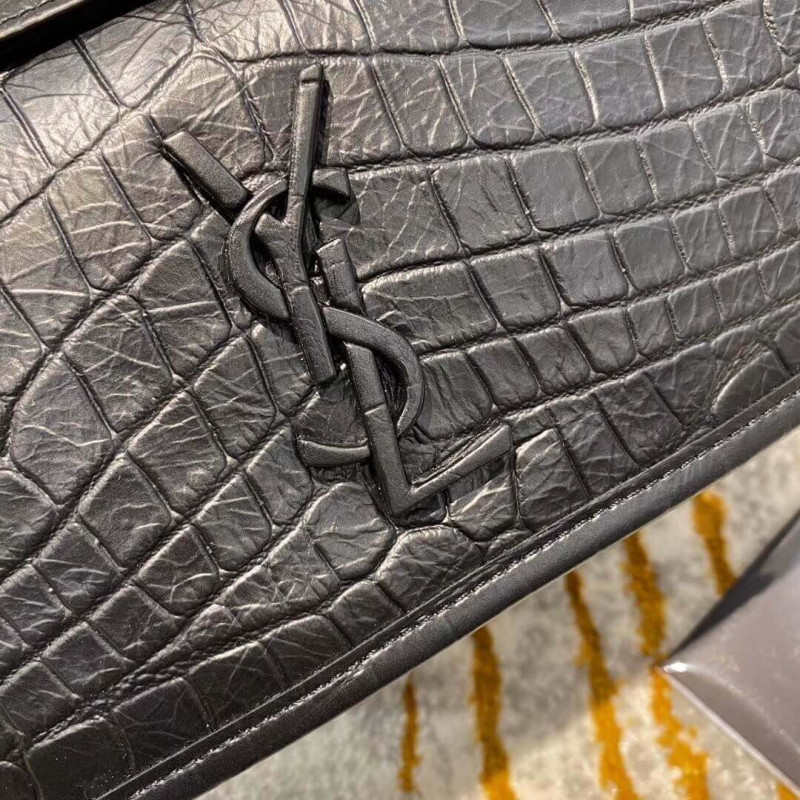 Replica Ysl Saint Laurent Niki Baby In Soft Crocodile-Embossed Leather 5330371:1High-quality replica