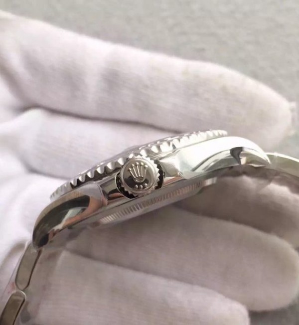 Replica Rolex Yacht-Master 116622 Noob White Dial on SS Bracelet A2824 - Elite Watch Atelier
