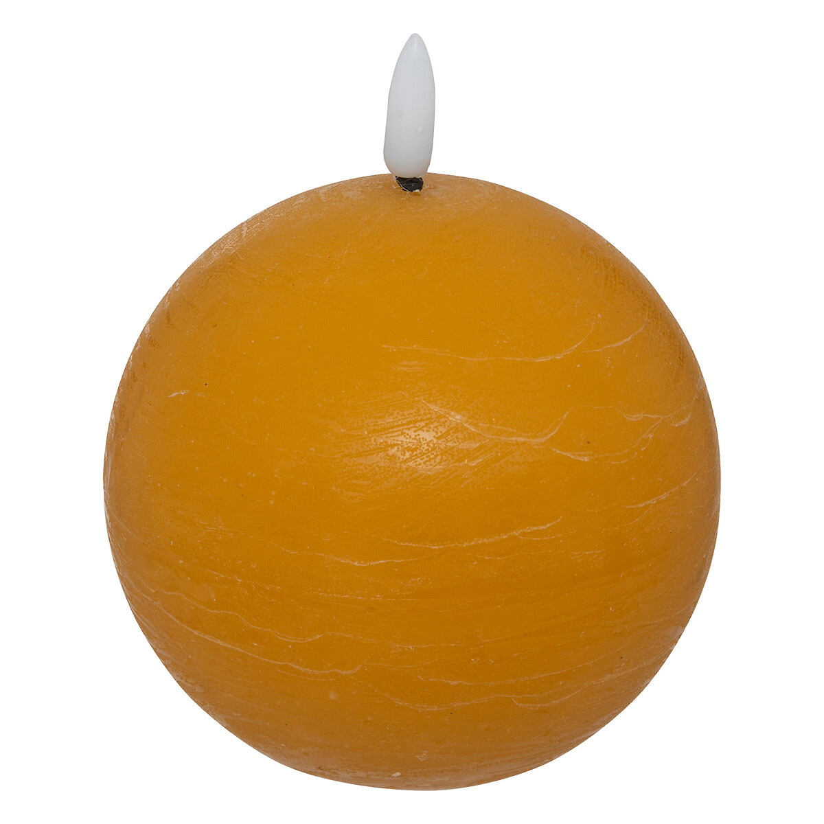 "Molia" LED ball candle Yellow, D.10 cm