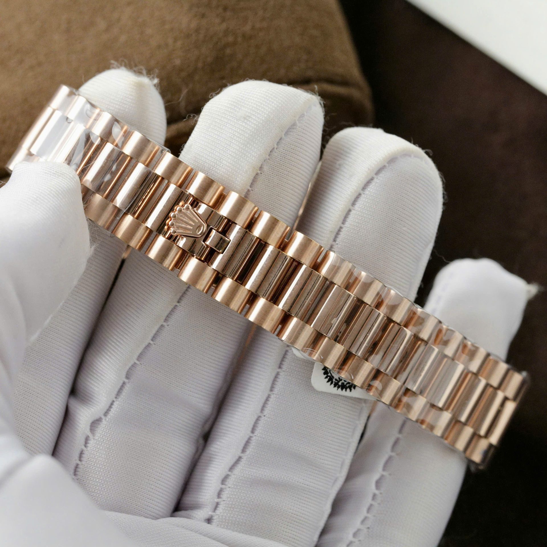 Rolex DateJust Women Custom Gold Wrapped + Ruby Baguette + Diamonds Moissanite 31mm - Top club