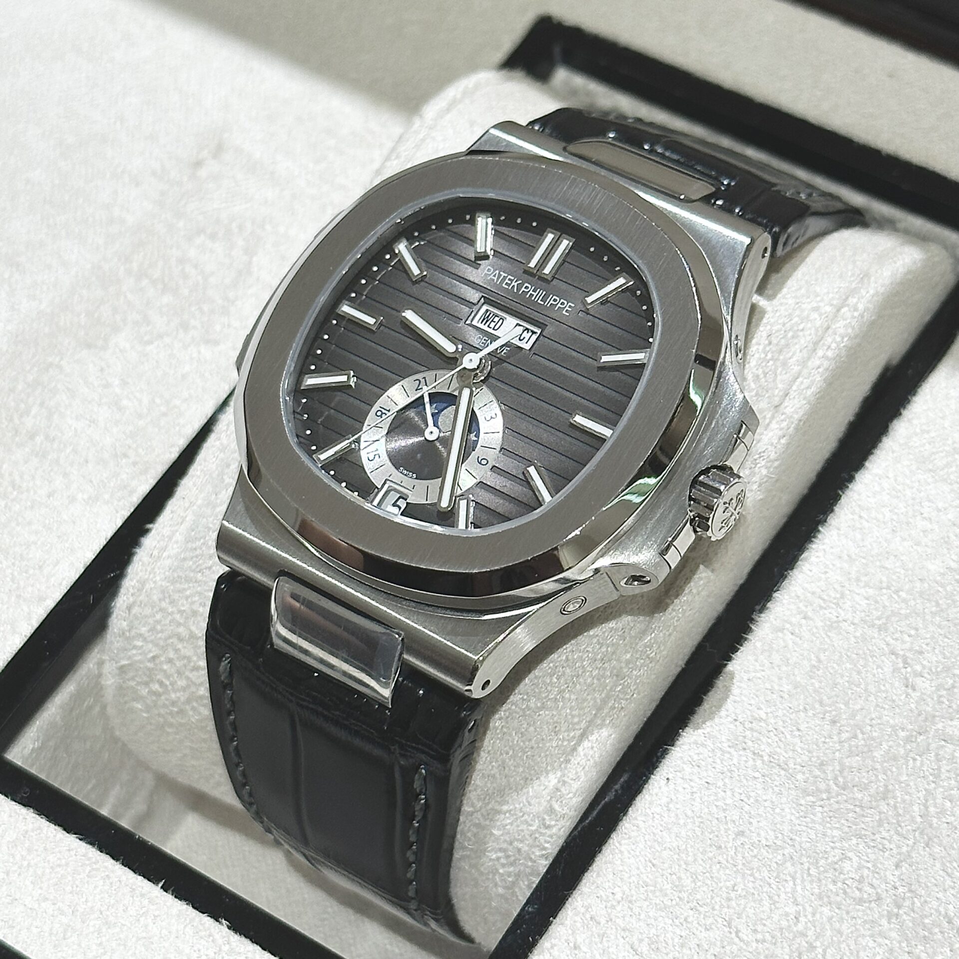 Patek Philippe Replica Watch Nautilus 5726G Gray Dial PPF Factory 40.5mm - Top club