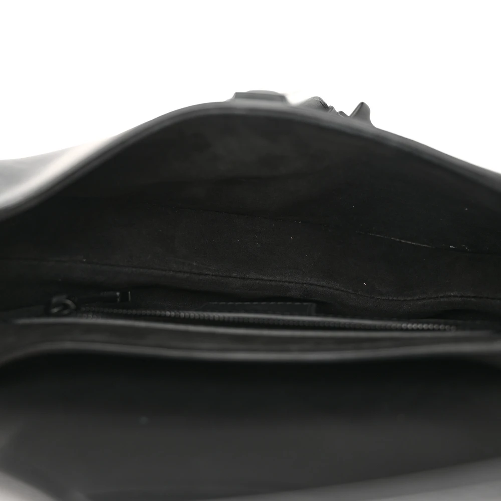 Dior Black Ultra Matte Calfskin Leather Medium Saddle Bag Matte Black Hardware High-quality Replica1:1High-quality replica