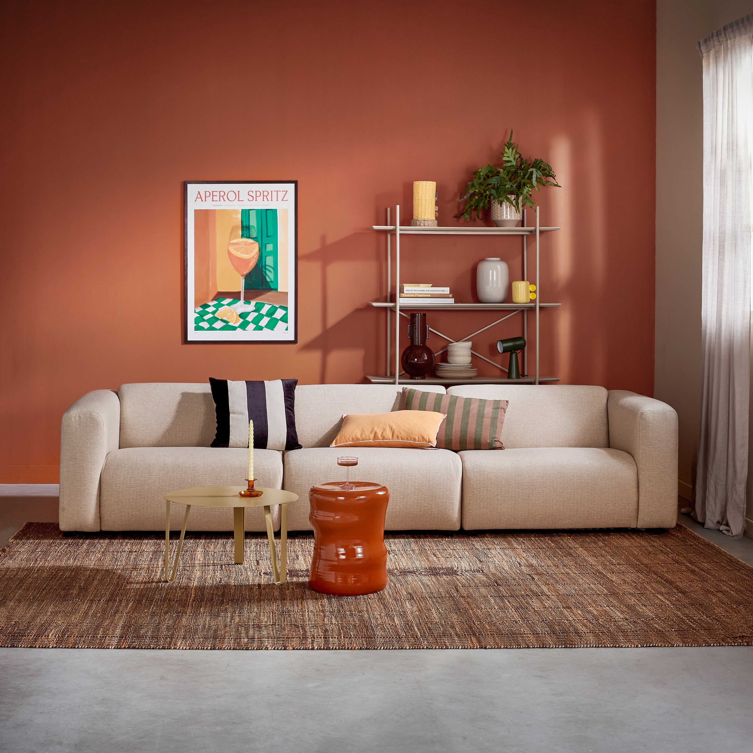 Blokker Stripe Sierkussen 50 x 50 cm - Zwart