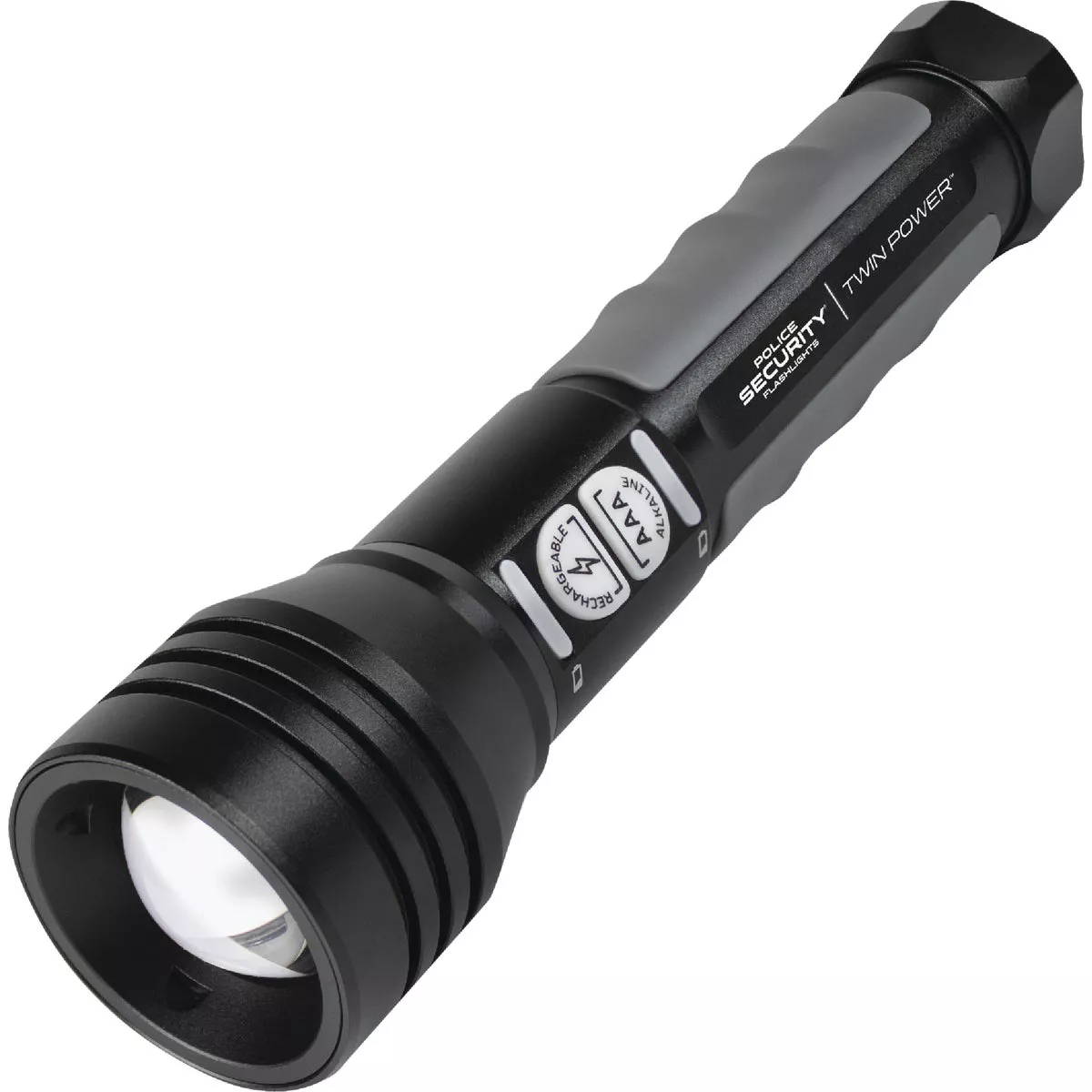 Police Security Twin Power 600 Lm. LED Flashlight