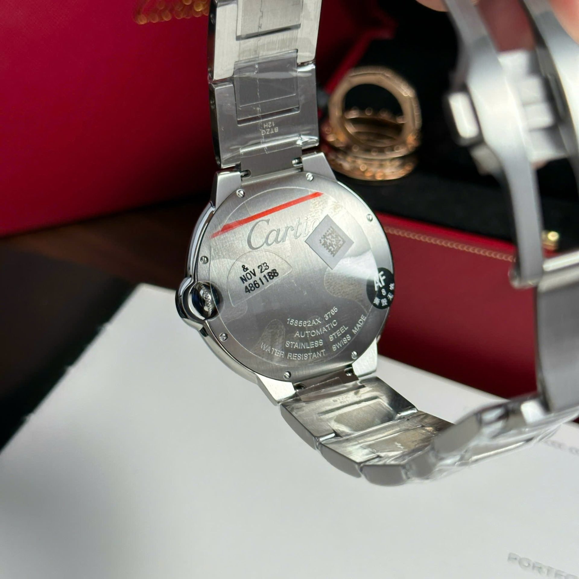 Cartier Ballon Bleu Replica 11 Watch White Dial Metal Wire AF Factory 42mm - Top club