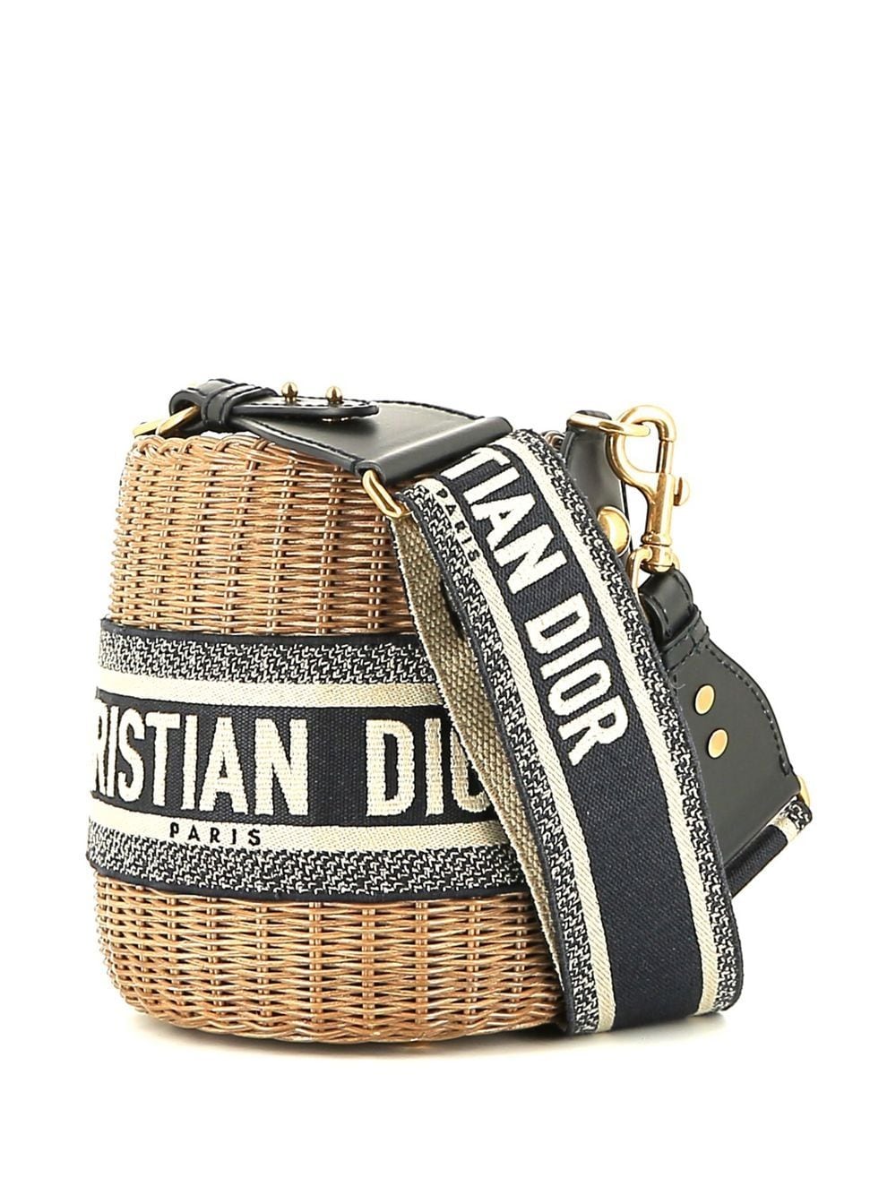 Dior Wicker Bucket Shoulder Bag Beige For Women 7.9in / 20cm1:1High-quality replica