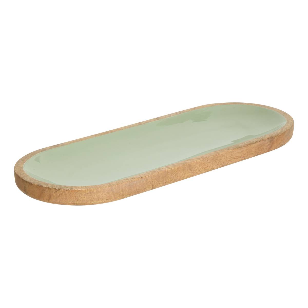 Dish "Inaya" Mango wood, 40.5x15.5 cm