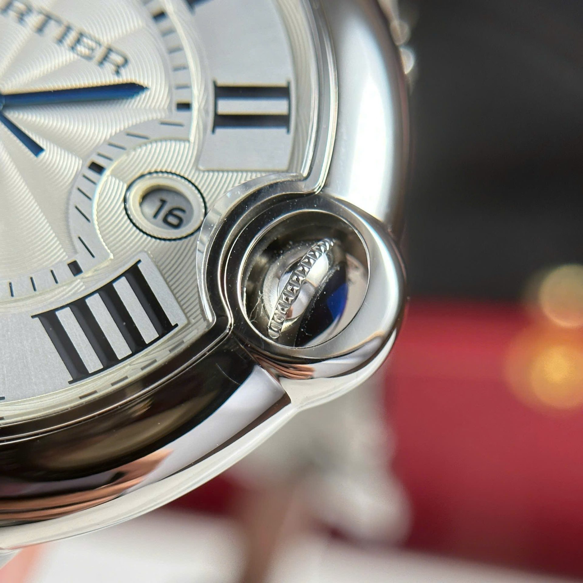 Cartier Ballon Bleu Replica 11 Watch White Dial Metal Wire AF Factory 42mm - Top club