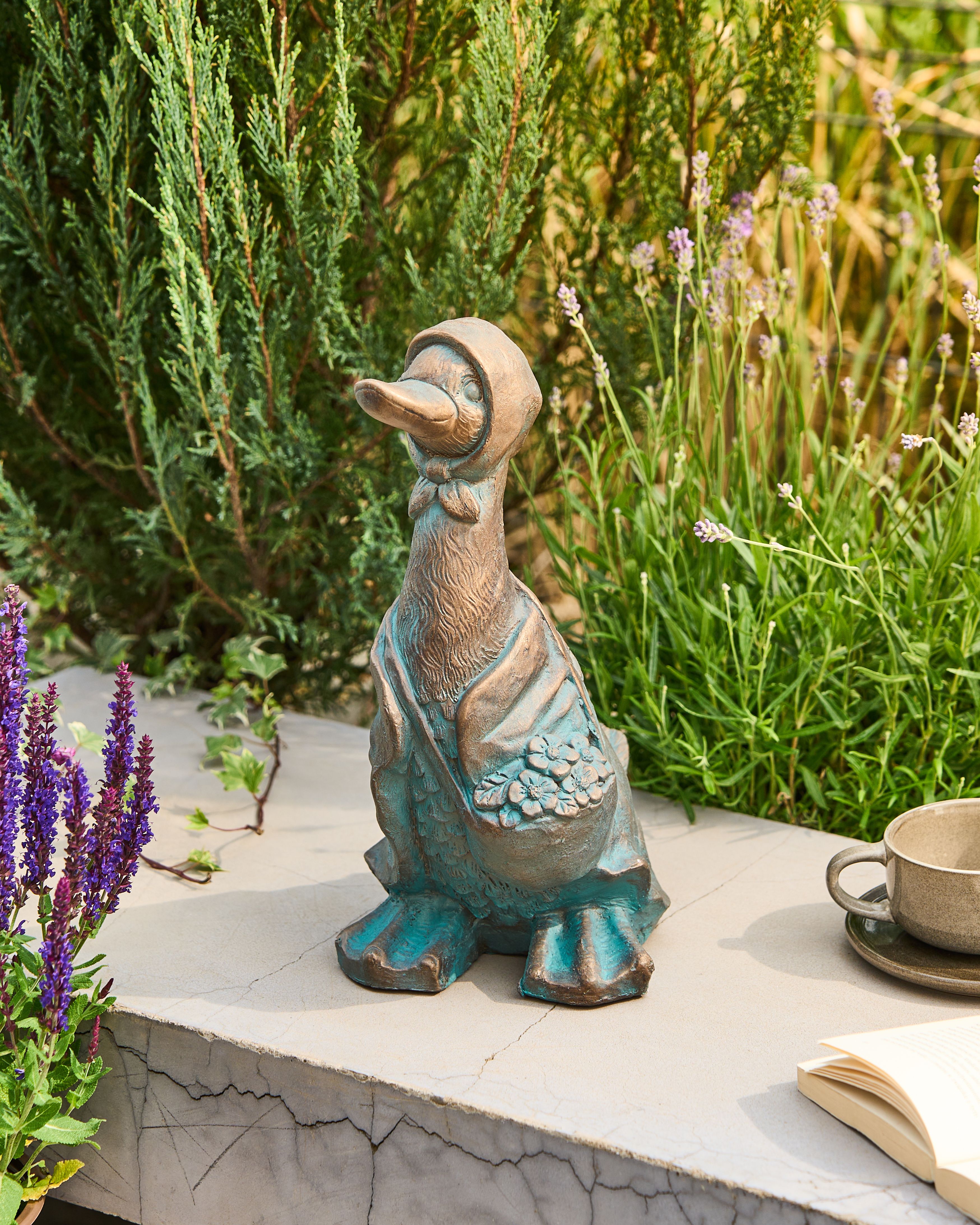 Garden Figurine BALEYA Duck Brown