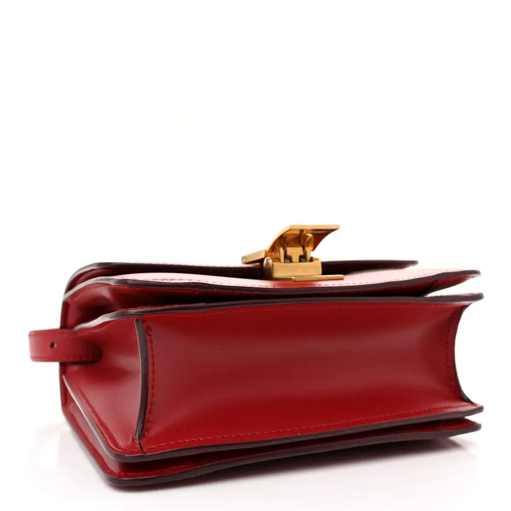 Replica Handbags Guide: Celine Red Box Calfskin Leather Flap1:1High-quality replica
