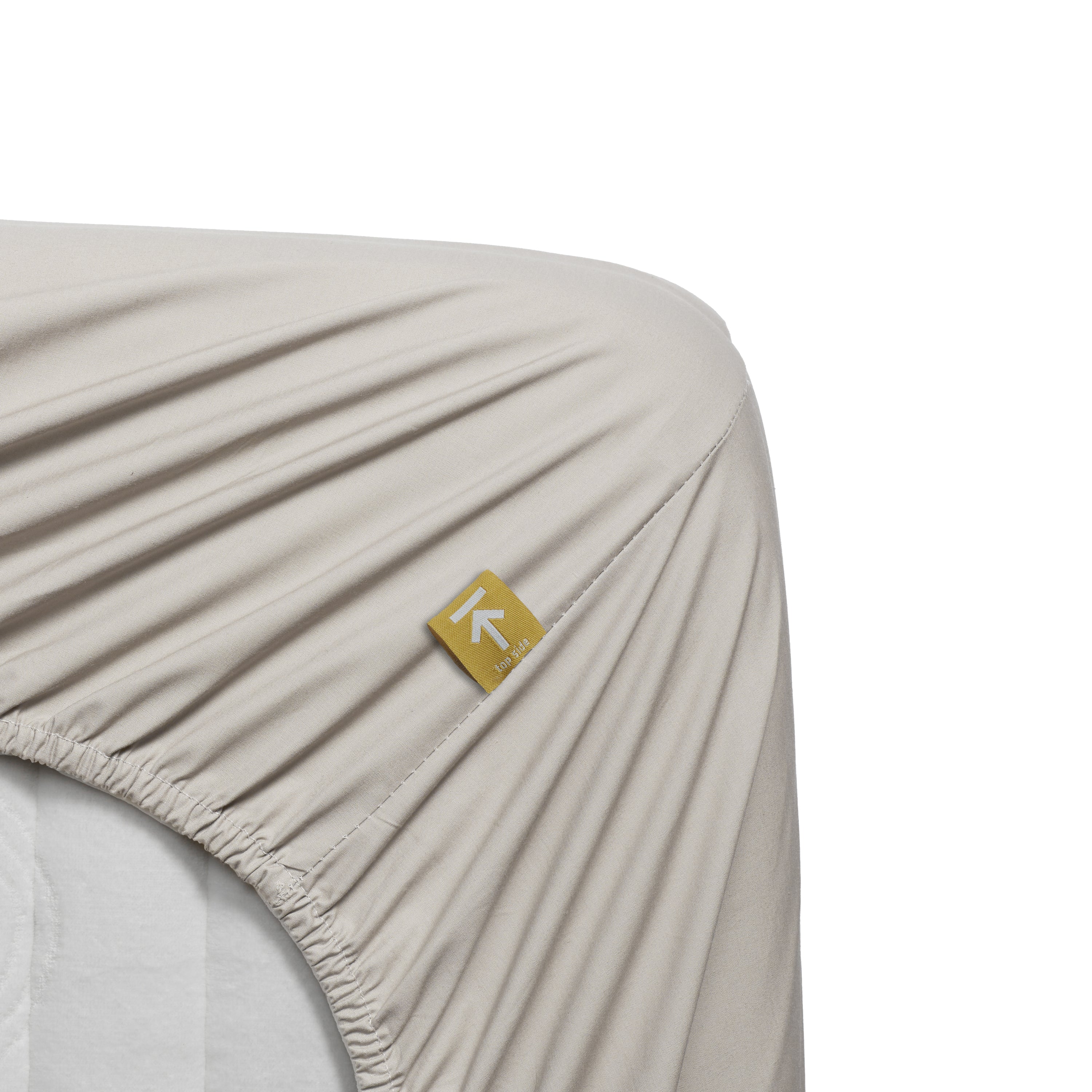 Beddinghouse Percale katoen - Hoeslaken - 90x210 - Naturel