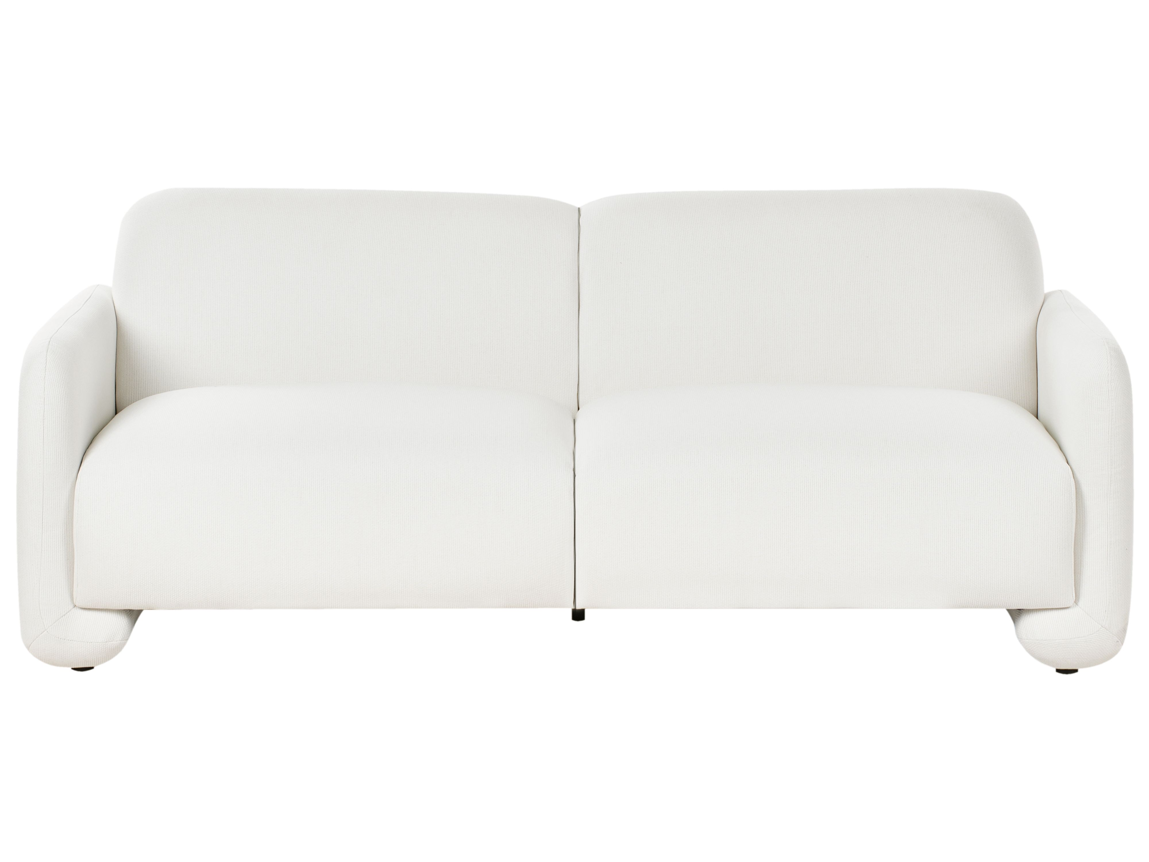 Sofa 3 Seater SALAND Fabric White