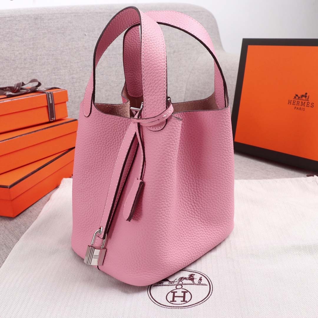 Replica Hermes Aaa-Picotin Lock 22Cm 18Cm Bag Blue/Orange/Pink1:1High-quality replica