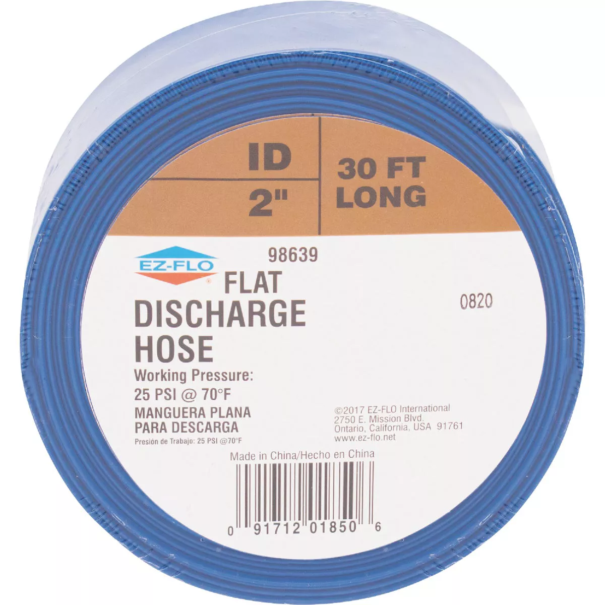 EZ-Flo 30 Ft. x 2 In. ID Flat Discharge Hose