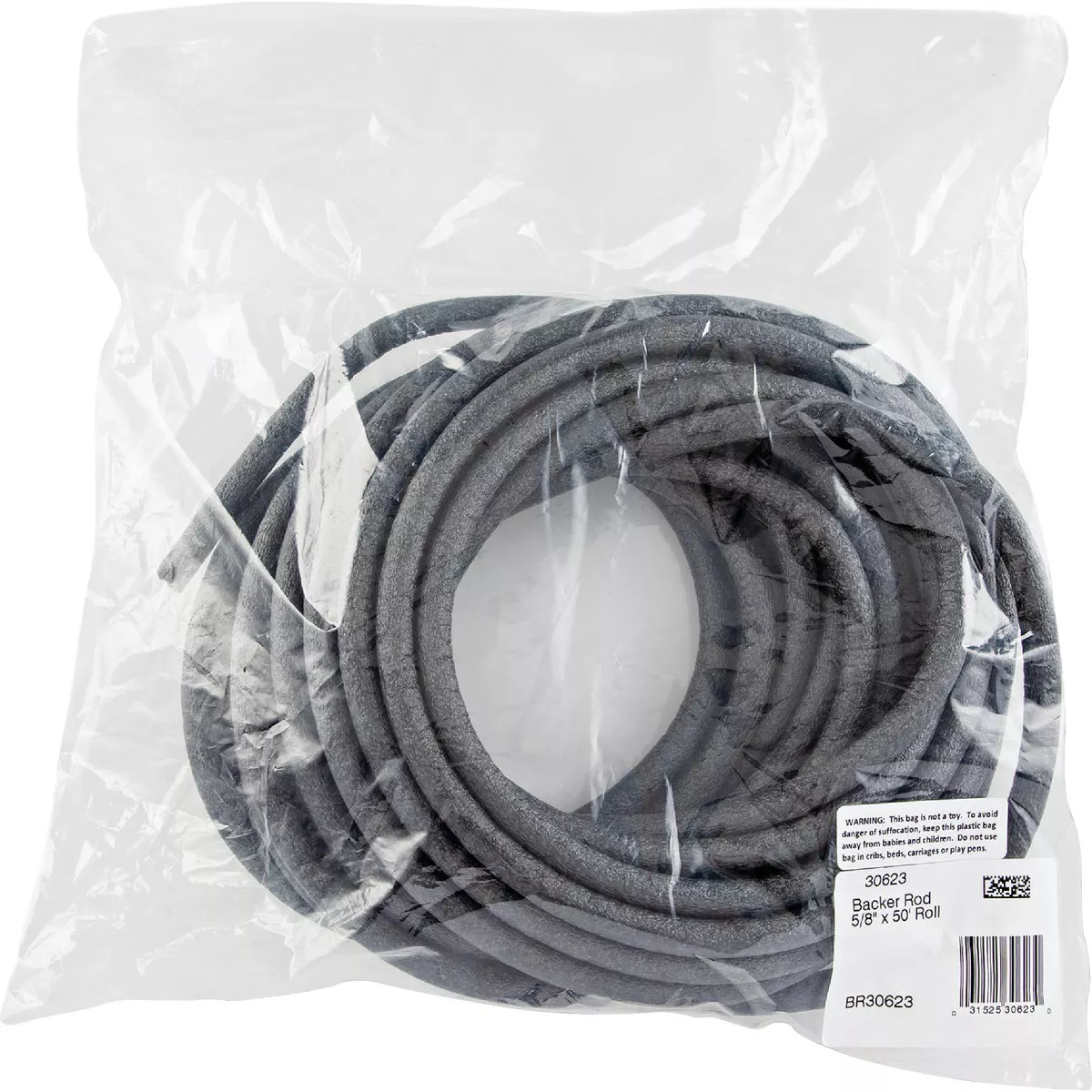 Sashco 1 In. x 50 Ft. Gray Backer Rod
