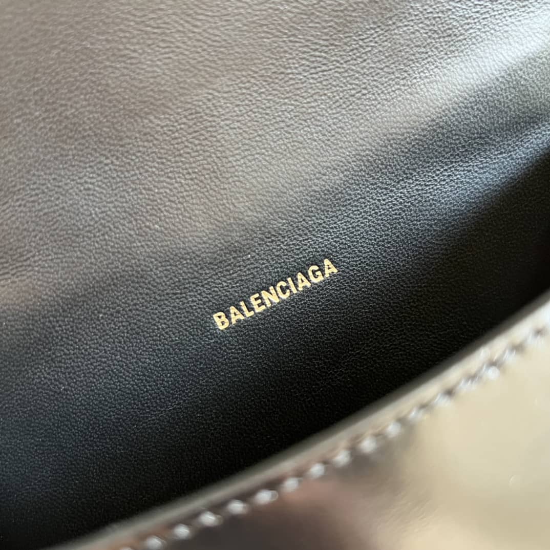 Balenciaga Hourglass Leather Top Handle Replica Bag - Replicaclubs