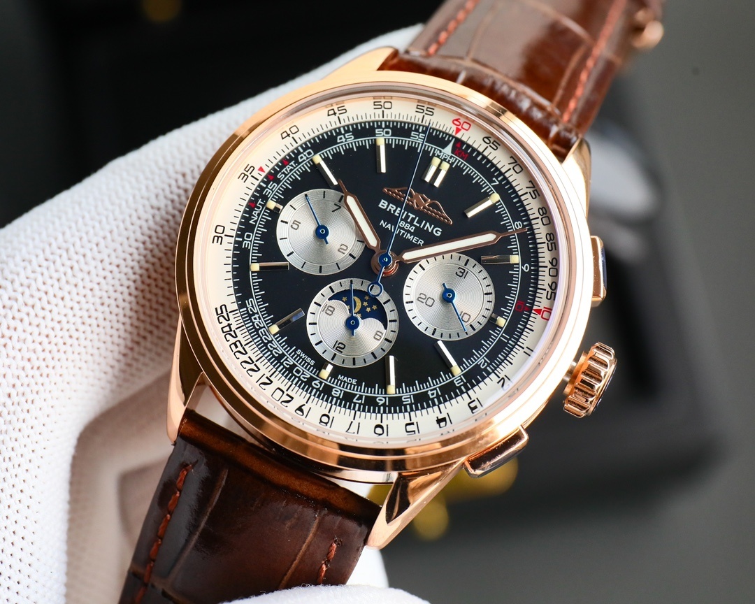 BREITLING, REF. RB2510, PREMIER B25 DATORA 42, 18K PINK GOLD(1:1 replica) - Top club