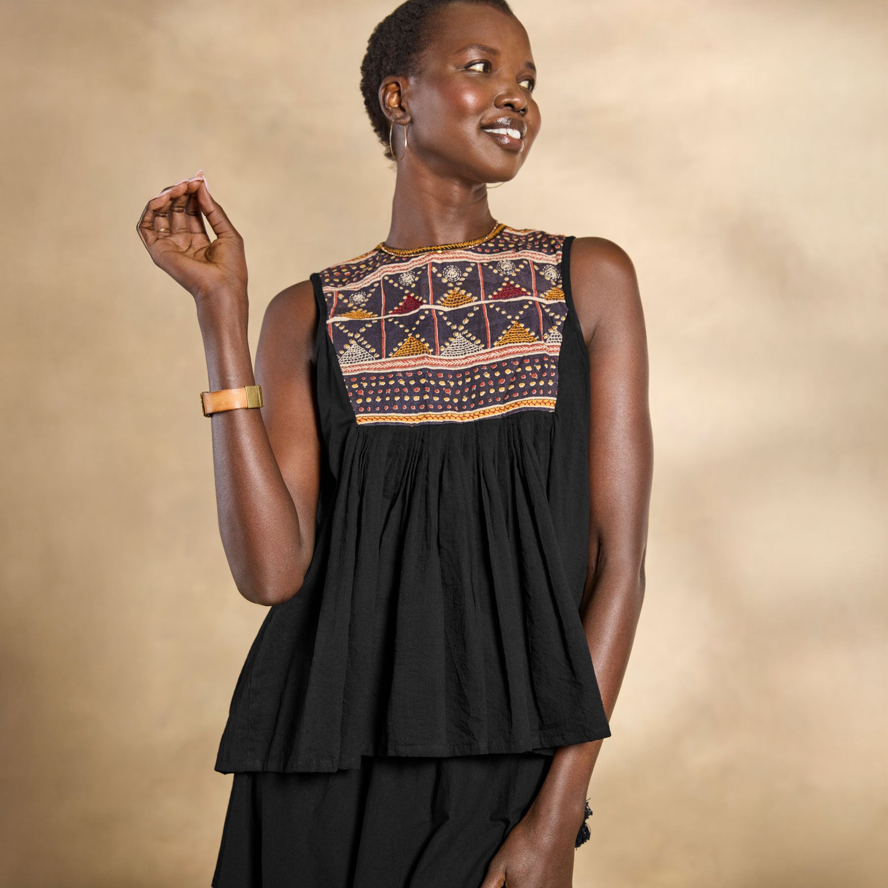 Yoshiko Embroidered Top - Sundance Clothing